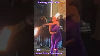 Fire dancing newly open sweet delicacy in Hounslow short Jaiden Aluan [upl. by Itnava]