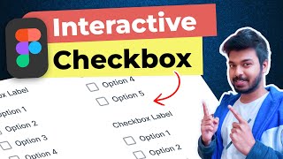 How to Design an Interactive Checkbox in Figma  Beginners Tutorial [upl. by Brindle]