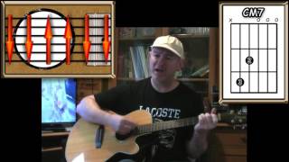 The Guitar Man  Bread  Acoustic Guitar Lesson easyish [upl. by Eeneg]