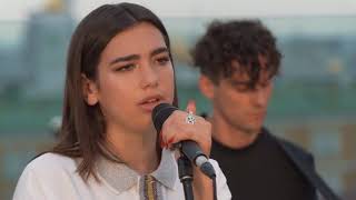 Dua Lipa  New Rules  Rooftop Acoustic Live Session [upl. by Donald52]