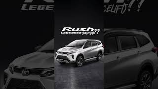 RUSH 2023 FACELIFT NIH  MIRIP BANGET SAMA FORTUNER  Virtual Render MALMOD ToyotaRush [upl. by Vivle]