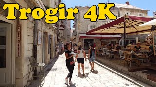 Walk around Trogir Croatia 4K [upl. by Anitnelav]