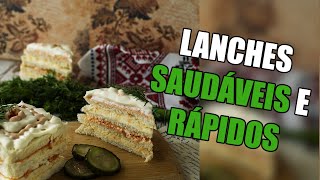 🔴TOP 5 Lanches Saudáveis e Práticos Para o Trabalho ou Escola [upl. by Slaby]