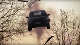 Launching a Car With An Air Cannon Top Gear [upl. by Nabatse582]