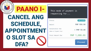 HOW TO CANCEL DFA APPOINTMENT  HOW TO CANCEL SCHEDULE IN DFA  PAANO ICANCEL ANG SCHEDULE SA DFA🤔 [upl. by Livy]