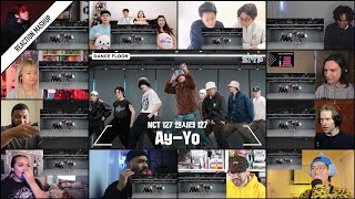 ‘NCT 127 ‘AyYo’ Dance Practice’ reaction mashup [upl. by Trella]