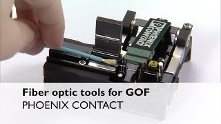 Fiber optic tools for easy assembly of fiber optic connectors [upl. by Ilrahc]