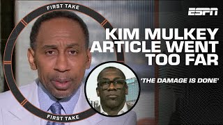 First Take reacts to LA Times controversial article on Kim Mulkey amp LSU [upl. by Castera]