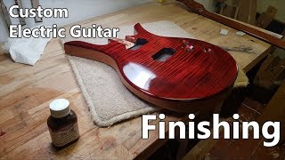 Making a Custom Electric Guitar 5  Finishing [upl. by Dumas]