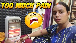 Mere Pair Mein Bahut Dard Ho Raha Hai  Too Much Pain  Sarita Vlog [upl. by Klenk786]