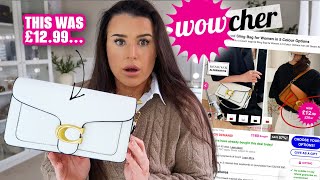 I bought a DESIGNER bag on WOWCHER NOT CLICKBAIT [upl. by Amos]