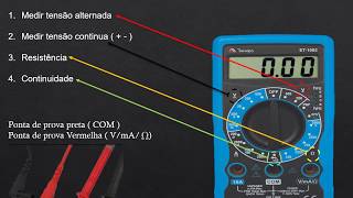 Multímetro minipa ET1002  Funções básicas [upl. by Atiken]