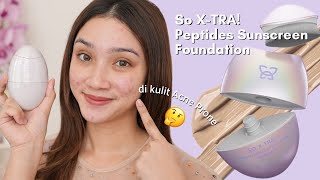 MOP So X TRA Peptides Sunscreen Foundation Review [upl. by Alida]