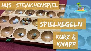 Hus  Steinchenspiel  Spielanleitung Logoplay Holzspiele [upl. by Meehahs]