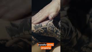 ✅ How to apply a tattoo stencil how to use tattoo transfer paper [upl. by Nivrehs]