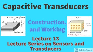 CAPACITIVE TRANSDUCERSWORKINGCONSTRUCTIONADVANTAGES amp DISADVANTAGESAPPLICATIONSSampT Lecture [upl. by Anaejer27]