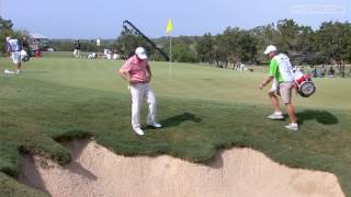 PGA TOURS Derek Lamely draws a vicious buried lie [upl. by Kirbie941]