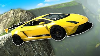 Jumping Cars Off a Cliff  BeamNG Multiplayer Mod Gameplay [upl. by Inasah]