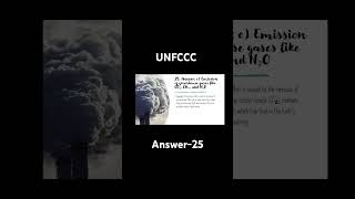 Test your knowledge on UNFCCC  Answer  25  climate change quiz UNFCCC UPSC prep [upl. by Niotna]