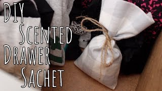 DIY  NoSew Scented Drawer Sachet with Essential Oils [upl. by Trenton341]