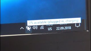 How to fix 0 available plugged in charging on a Lenovo laptop [upl. by Ylil]