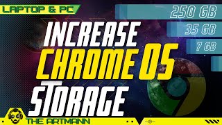 How to Increase Chrome OS Storage Dual Boot Bootable USB 2021 [upl. by Olivie]