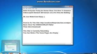 How To Download Videocopilot Element 3D Version 2 For Free [upl. by Eilzel]