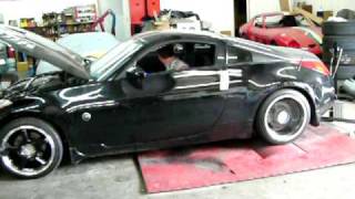 ZFever 350Z VQ35DE Turbonetics Turbo Kit on the Dyno with Osiris Tune by Martin S [upl. by Alvord]