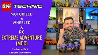 LEGO Technic 42069 Extreme Adventure MOC RC amp Wheeled amp Motorized [upl. by Goren344]