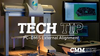 PCDMIS External Alignment PCDMIS Tech Tips  CMMXYZ [upl. by Konstance]