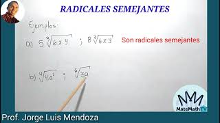 Radicales Semejantes [upl. by Eliathas]