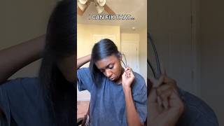 How to fix frizzy hair  how to wrap silk press hair [upl. by Ehtnax]