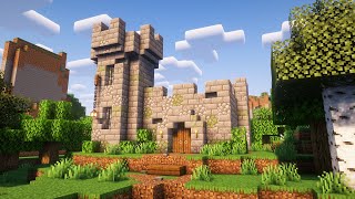 Minecraft Small Survival Castle Tutorial [upl. by Giavani263]