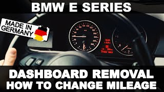 How To Change Mileage On The BMW E SERIES  with Speedometer Calibration [upl. by Venu]