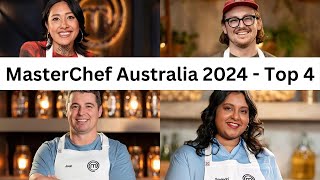 MasterChef Australia 2024 Contestants  Top 4 [upl. by Ecnerrot514]