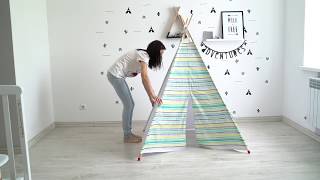 Teepee Setup Tutorial [upl. by Euv]