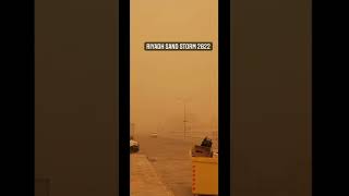 SAND STORM IN RIYADH 2022 shorts [upl. by Eicaj]