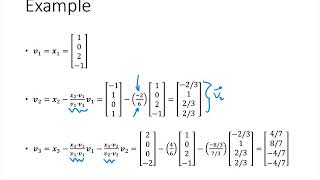 Linear Algebra  Lecture 40  The GramSchmidt Process [upl. by Arot]