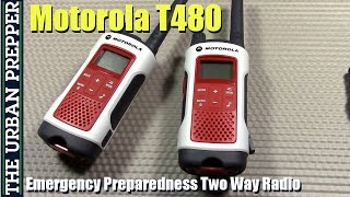 Motorola T480 Emergency Preparedness Talkabout Radio Review [upl. by Ahseiyk557]