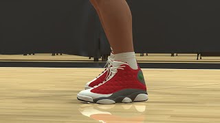 NBA 2K25 Next Gen Shoe Creator  Air Jordan 13 quotRed Flintquot [upl. by Thgiwed]