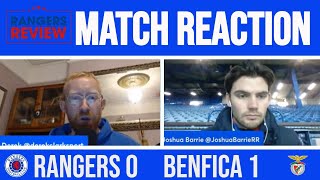 Rangers 01 Benfica 23  FT instant reaction as Europa League run ends [upl. by Farkas]