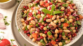 Three Beans Mediterranean Salad shorts [upl. by Lavoie]