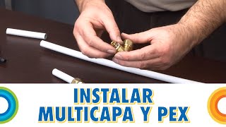 Instalar multicapa y PEX sin herramienta profesional Bricocrack [upl. by Faydra]