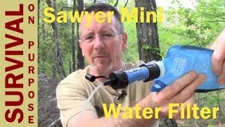 Sawyer Mini Water Filter Review [upl. by Nosittam45]