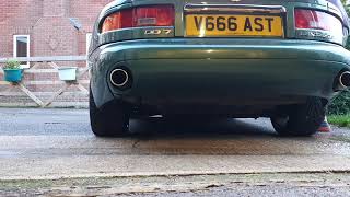 aston martin db7 vantage with factory sports exhaust [upl. by Idihc]