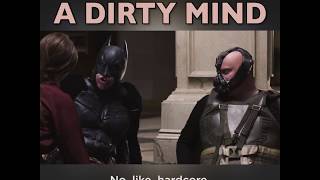 Batman has a dirty mindbatman vs bane [upl. by Magdalen]