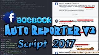 Facebook Auto Reporter v2  Automatic Reporting on Facebook AccountGroupPage [upl. by Eittel]