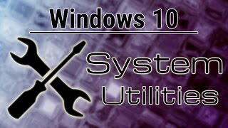 How to Easily Access System Utilities  Windows 10 Tutorial [upl. by Cleasta]