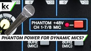 Does Phantom Power Improve Dynamic Microphones [upl. by Koby920]