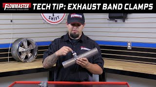 Tech Tip How to Install Flowmaster Exhaust System Band Clamps [upl. by Gabbert]